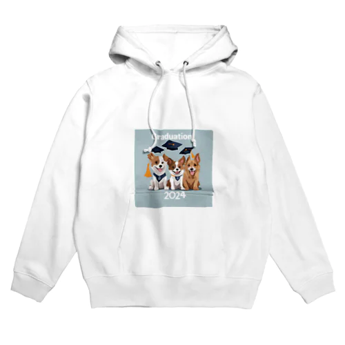 2024卒業アイテム　犬 Hoodie