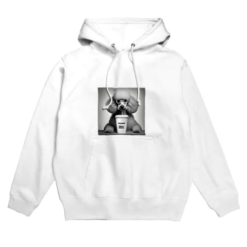 モノトーンプードル Hoodie