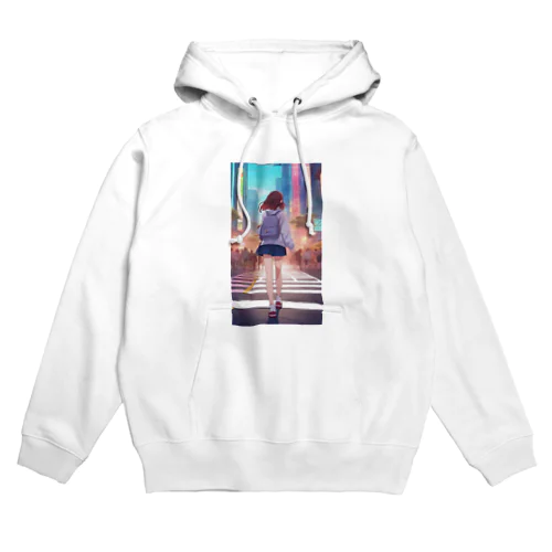 信号を渡る Hoodie