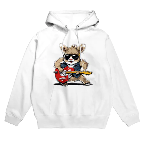 ロックに生きるアニマル Hoodie