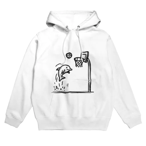 バスケをするイルカ Hoodie