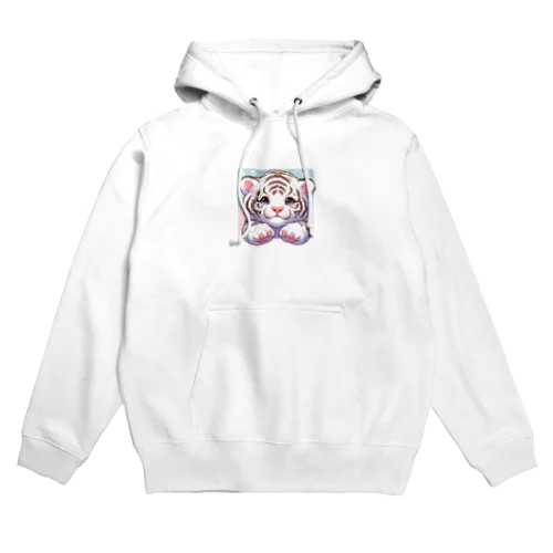 ほわいとたいがー Hoodie