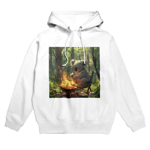 バーベキューをするコアラ Hoodie