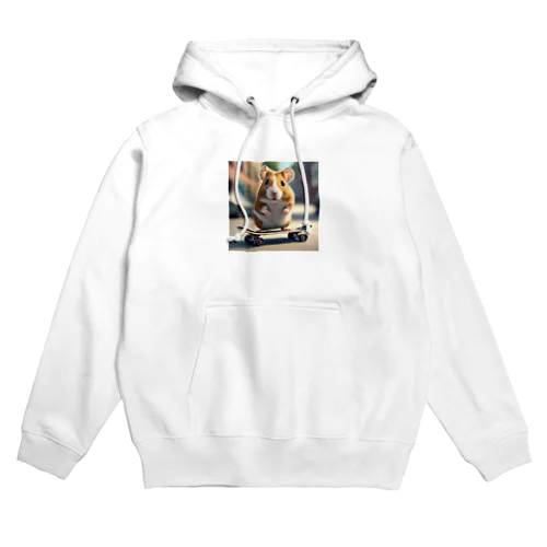 スケボーに乗るハムスター Hoodie