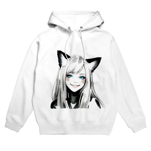 猫ガール Hoodie