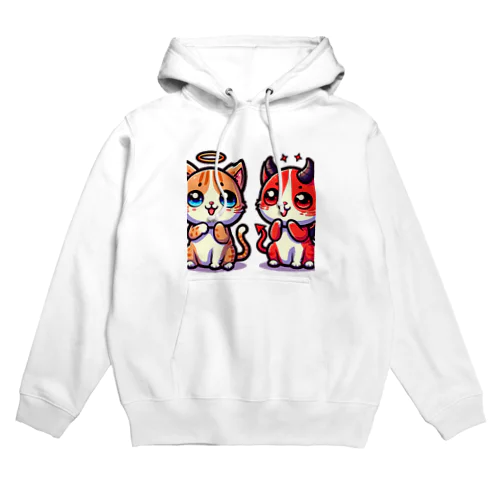 ☆天使猫☆悪魔猫☆ Hoodie