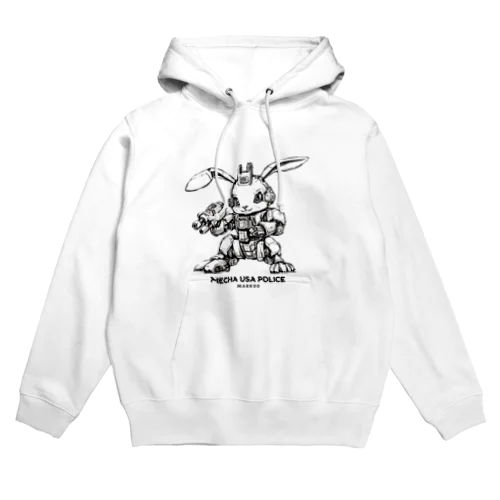 メカうさポリス Mark00 Hoodie