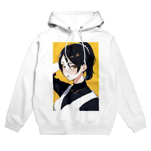 カッコいい黒髪美人 Hoodie