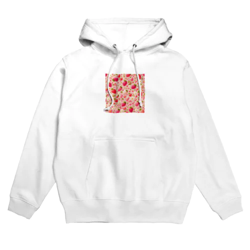 いちご畑 Hoodie