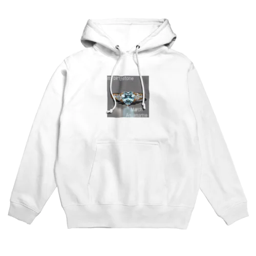 Birthstone/heart-shaped ring/March Hoodie