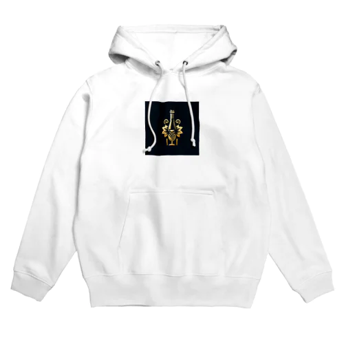 ワインボトルのロゴ Hoodie