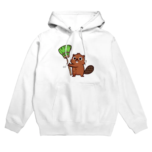 ビーバーのおそうじ Hoodie