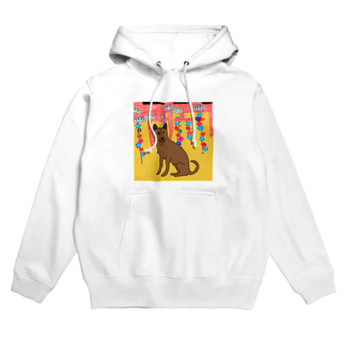 紅型シリーズ　琉球犬 Hoodie