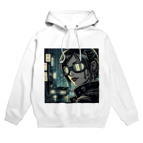 サイバーパンクガールNo.33 Hoodie