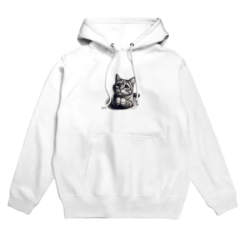 おねだり猫 Hoodie