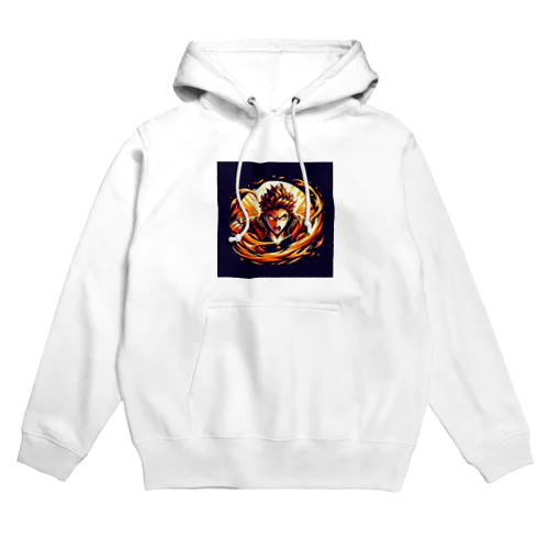 熱血アニメキャラクター オリジナルイラストグッズ Hoodie