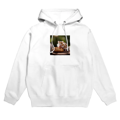 パンを食べたいハムスター！ Hoodie