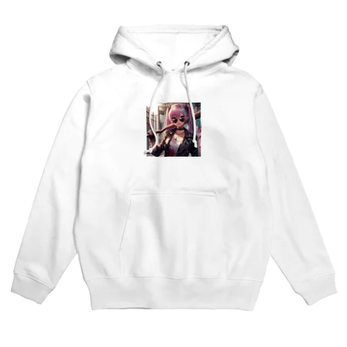 スタイリッシュガール Hoodie