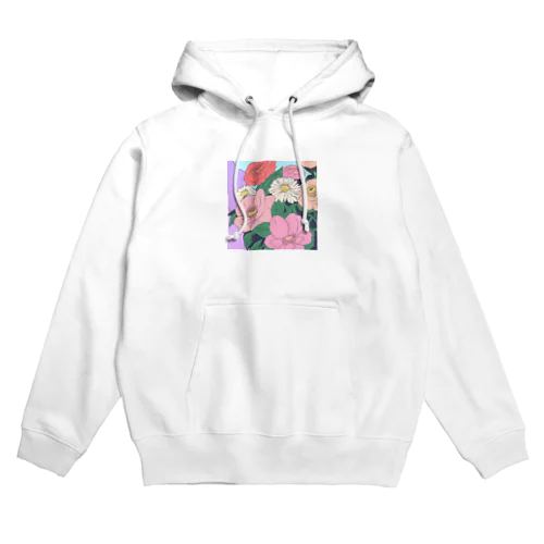 花に囲まれた日常 Hoodie