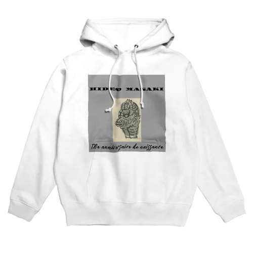 HIDEO MASAKI 生誕120年記念グッズ【開運龍】 グレー Hoodie