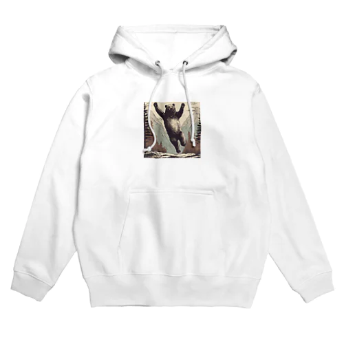 ジャンピング熊 Hoodie