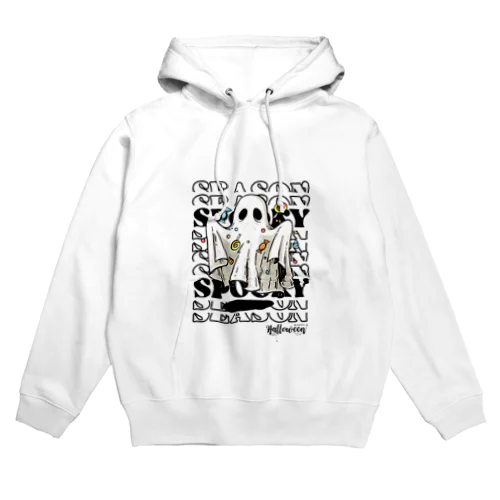 おばけ_しろ Hoodie