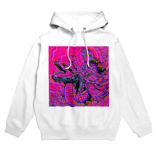 観世音菩薩と龍2「Kanzeon Bodhisattva and dragon2」 Hoodie