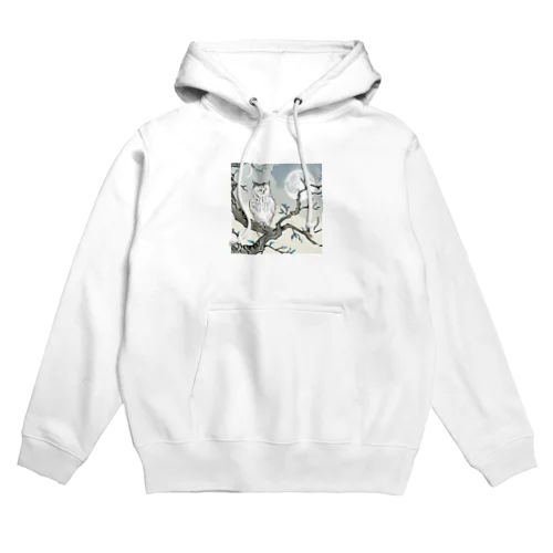 月明かりと梟 Hoodie