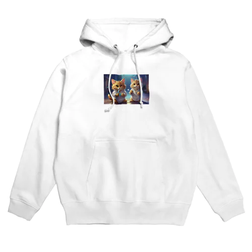 ハミガキ猫 Hoodie