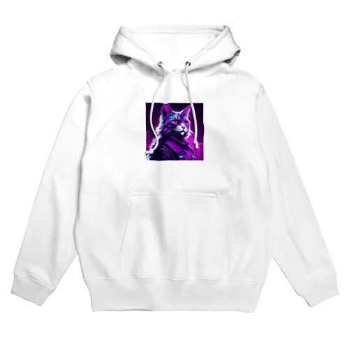 ROCKYCAT　ガラス越し Hoodie