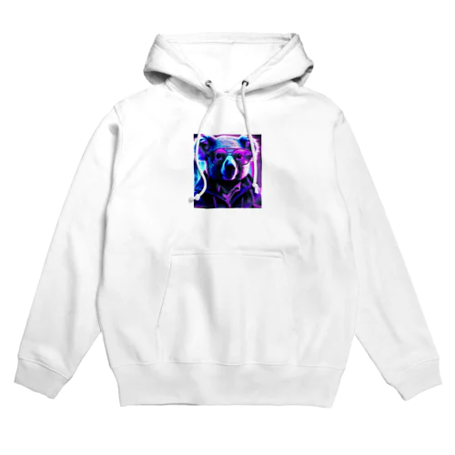 リアルな眼鏡コアラ Hoodie