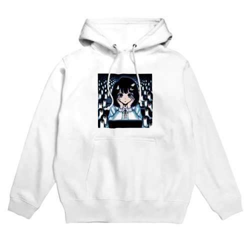 インターネットに夢中な女の子 Hoodie