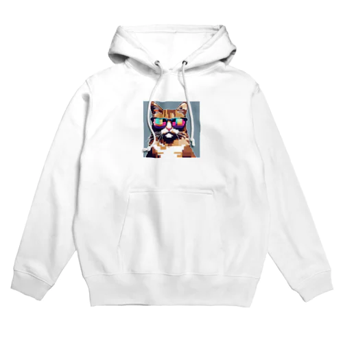 サングラスをかけた猫 Hoodie