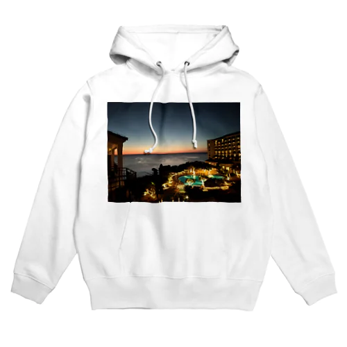 南国のサンセットビュー Hoodie