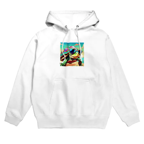 サングラスをかけたイケメンカメ太郎 Hoodie