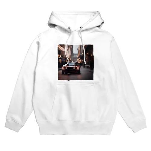 車とネオン Hoodie