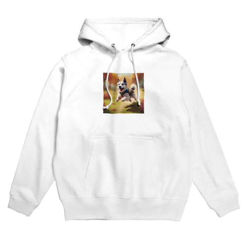 「元気いっぱい！走りたくなるワンちゃん」 Hoodie