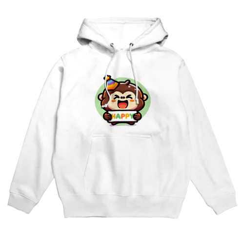 happyゴリラ Hoodie