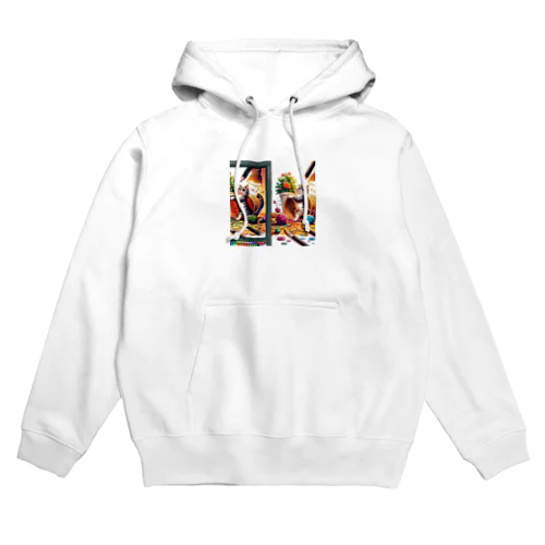 Create_an_illustration_of_a_mischievous_cat_gettin_mischievous_cat Hoodie