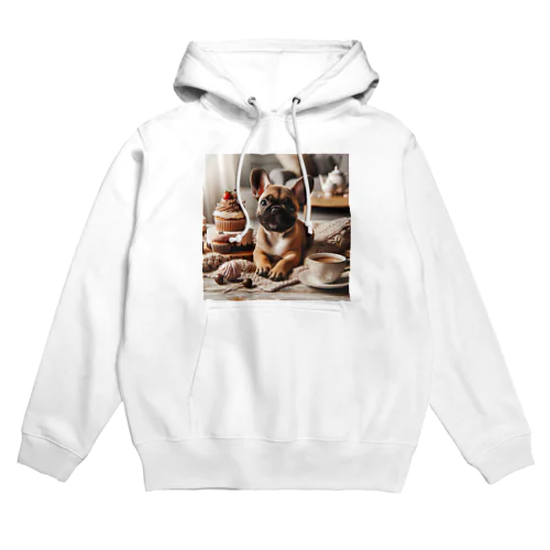 french bulldog tea time Hoodie