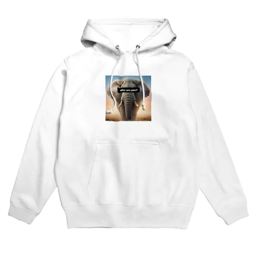 Who are you?Elephant Hoodie