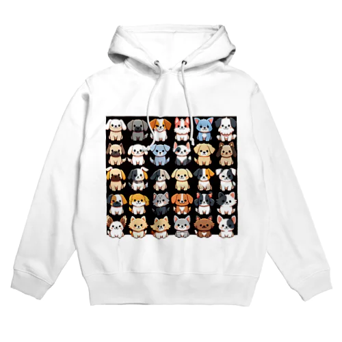 イッヌ大集合 Hoodie