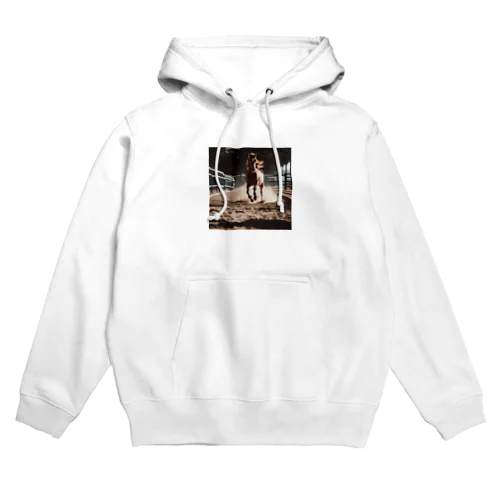 情熱的に駆け巡る馬 Hoodie