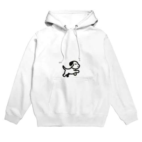 クール黒ワンちゃん Hoodie