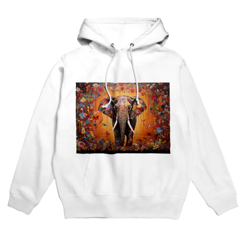 カラフルな像ラフルール1859 Hoodie