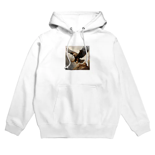 大鷲が獲物を狙っている瞬間　Hime  2530 Hoodie