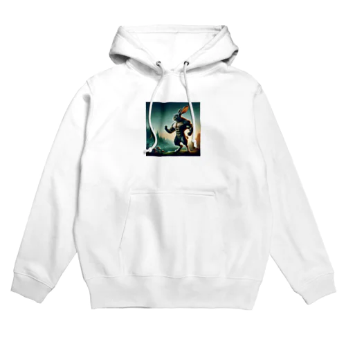 ウサギ　パワーモード Hoodie