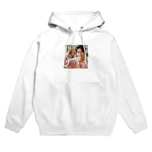 爽やかな笑顔に元気いっぱい Hoodie