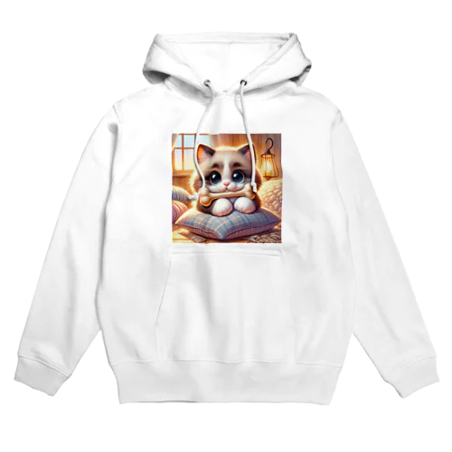 骨をくわえた猫ちゃん Hoodie