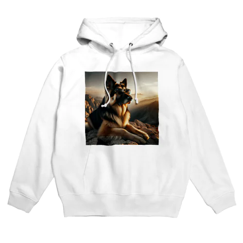 サングラスをかけた、かわいい犬 Marsa 106 Hoodie